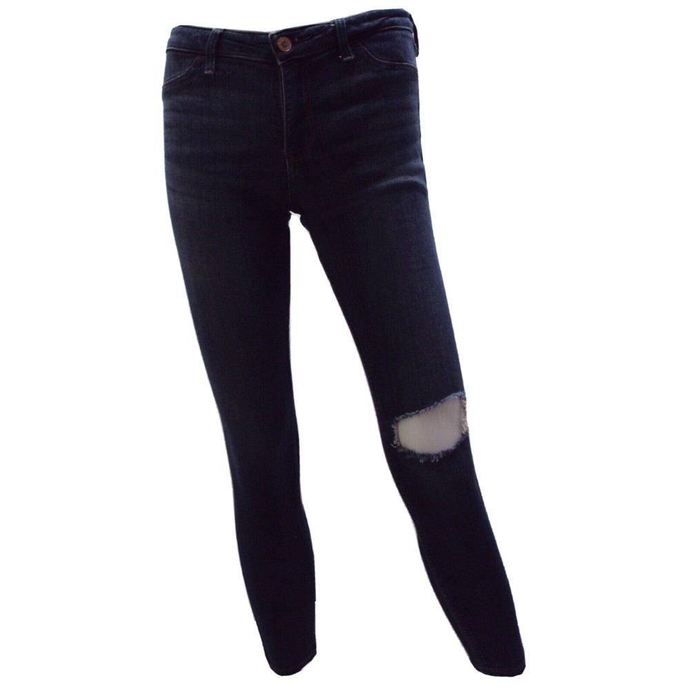 Hollister Women's Low-Rise Jean Legging Juniors 7R Blue Denim Advanced Stretch
